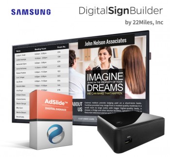 Digital Building Directory Bundle with AdSlide Software by 22Miles
