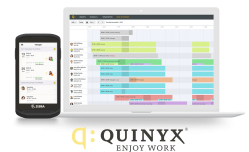 Clever Workforce Management and communication tool (indoor use) by Quinyx