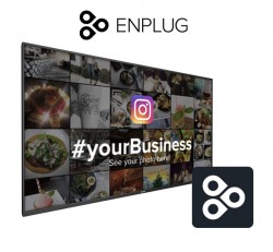 Interactive Social Media Wall by Enplug