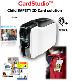 Child Safety ID card solution for education centres by Zebra Card Studio