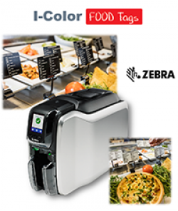 Double Sided Food Tags Solution powered by Zebra & i-Color Food Tags