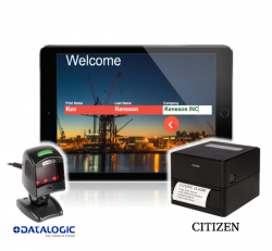 Visitors Management Solution powered by Raptool, Datalogic & Citizen
