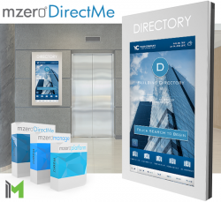 Interactive Wall Mount Kiosk Directory Solution by MzeroDirectMe 