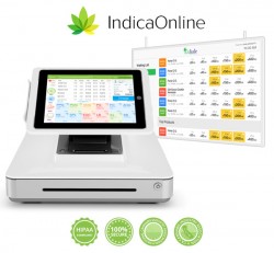 Marijuana Dispensary Point of Sale & Digital Menu Board Solution by IndicaOnline